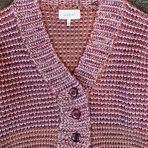 The GREAT woven cropped cardigan (XS/0)
